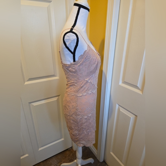 GUESS PINK SLIP DRESS, SIZE M - Picture 8 of 11